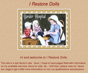 irestoredolls.com: I Restore Dolls
eBay User I Restore Dolls web page