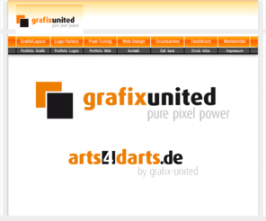 print-home.de: Grafix-United.com - pure pixel power
pure pixel power - Layout und Grafikservice, Print- und Online-Medien Erstellung