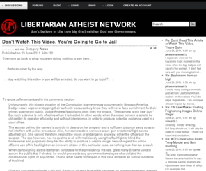 atheistlibertarian.net: Libertarian Atheist Network
don't believe in the two big G's, neither God nor Government; a place for Libertarian Atheists / Objectivists