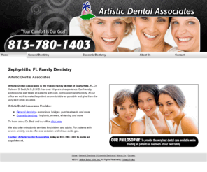 thesmiledesign.info: Dentist Zephyrhills, FL Artistic Dental Associates
Artistic Dental Associates is the trusted family dentist of Zephyrhills, FL. Call 813-780-1403.