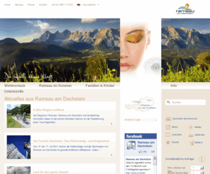 ramsau.com: Hotels Appartement Urlaub Ramsau am Dachstein, TVB Ramsau am Dachstein
Ramsau am Dachstein, Sommerurlaub und Winterurlaub in Steiermark - Österreich, Klettersteig, Langlaufen, Ski fahren, Wandern, Mountainbike