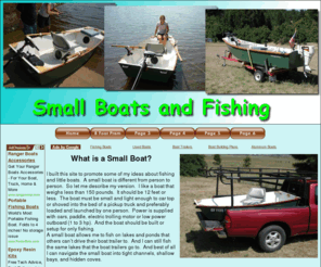 smallboatsandfishing.com: Home
Information about small boats building little boats and fishing from small boats. View photos of boat that I've built.