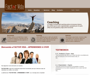 factorvida.es: Coaching Mallorca. FACTOR VIDA
 | FACTOR VIDA – APRENDIENDO A VIVIR, una compañía que ofrece servicios de “Personal training”, apoyo Nutricional y Coaching personal y está dirigida a personas que como usted desean vivir de acorde con su potencial más elevado.