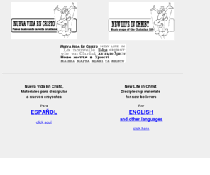 newlifediscipleship.com: Nueva Vida En Cristo
Materiales de discipulado Neuva Vida En Cristo en español, inglés, francés, ruso, ucranio y swahili.  Materiais de discipulado, material de discipulado, Discipleship materials New Life in Christ in Spanish, English, French, Russian, Ukranian & Swahili