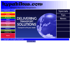 hypabikes.com: Energy Efficient Bikes
transportion to fit your needs, affordable alternative transportation