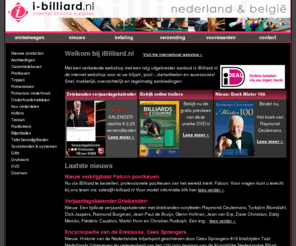 i-billiard.nl: i-billiard - de biljart webshop
