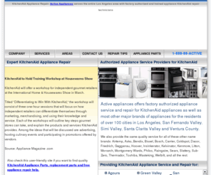 kitchenaidappliancerepair.com: KITCHENAID APPLIANCE REPAIR LOS ANGELES: Active Appliances provides KitchenAid Appliance Repair Services for Los Angeles KitchenAid appliances, San Fernando Valley KitchenAid Appliance Repair, Santa Clarita KitchenAid Appliance Repair, Simi KitchenAid Appliance Repair, and Ventura County KitchenAid Appliance Repair
KitchenAid Appliance Repair: Active Appliances serves the entire Los Angeles area with factory authorized and trained KitchenAid appliance repair technicians who stand behind our work