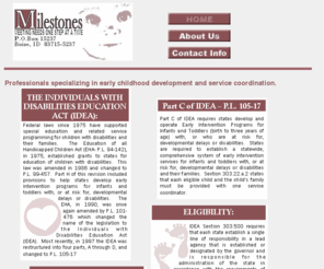 milestonesesc.com: Milestones - Home
Homepage for the www.milestonesesc.com website.