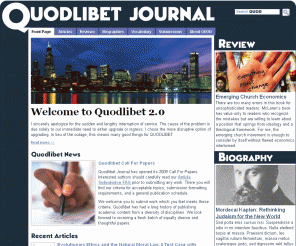 quodlibet.net: Quodlibet Journal
