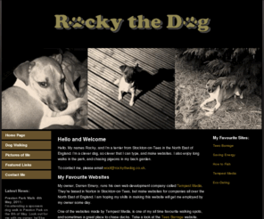 rockythedog.co.uk: Rocky the Dog - Rocky
Rocky the dog is a wonderful little terrier and this is his website