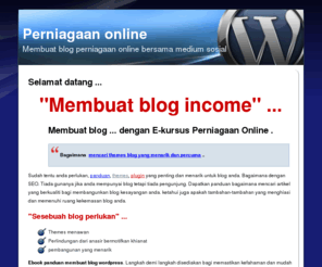 perniagaan-online.net: Membuat blog
