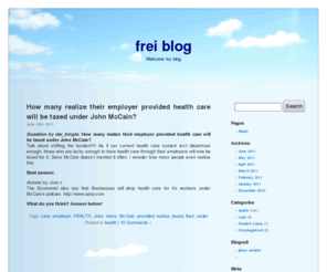 freiblog.net: Frei Blog
About Healthy