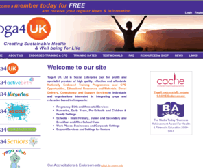 yoga4.org: Yoga 4
Yoga4 UK Ltd is Social Enterprise (not for profit) and specialist provider of high quality, effective and affordable Nationally Endorsed Yoga Training Programmes