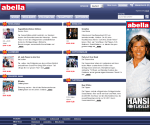 abella.com: abella - Musik - Schlager - Volksmusik - Fanartikel - Ideenwelt
Abella - Online-Store für Musik, Fanartikel, Fashion, Tickets, Angebote, Aktionen