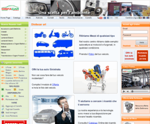 autodemolizionearezzo.com: DISFACAR srl - Autodemolizione rottamazione veicoli ricambi usati ricambi auto ricambi moto autoricambi Firenze Scandicci
DISFACAR srl, dal 1982 si occupa di demolizioni auto.  Nel nostro centro ritiriamo dalle semplici autovetture ai motocicli e furgonati, in qualsiasi condizione.