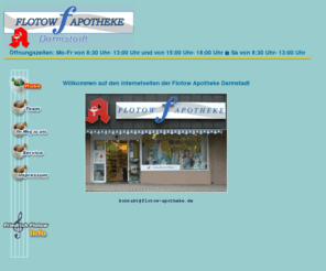 flotow-apotheke.com: Flotow Apotheke Darmstadt
Homepage der Folotow Apotheke in Darmstadt