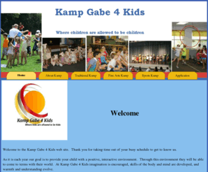 kampgabe.com: Home
A summer day camp offering children educational and recreational experiences during summer break