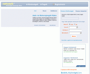 network.hu: Network.hu
Network.hu - Közösségek közösségi oldala.