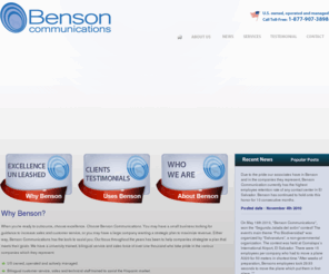 bensonsv.com: Benson
Joomla! - the dynamic portal engine and content management system
