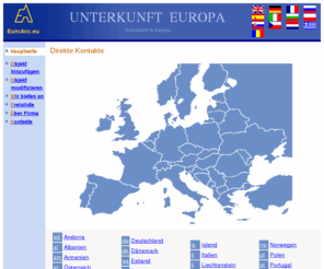 euroacc.de: Unterkunft Europa.
Europa bietet:, Unterkunft in Europa.