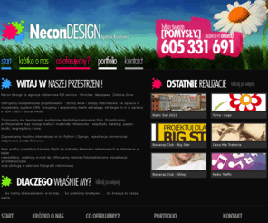 necon.pl: Projektowanie stron www Agencja reklamowa Wrocław Zielona Góra  Strony internetowe
Necon Design Agencja Kreatywna - Agencja reklamowa full service Wrocław, Warszawa, Zielona Góra. Strony www i sklepy internetowe. Materiały reklamowe. Identyfikacja wizualna. Wizualizacje.