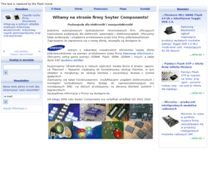 soyter.pl: Soyter Components: elektronika i elektroenergetyka
Soyter Components: elektronika i elektroenergetyka