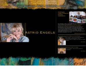 astridengels.com: Astrid Engels | Art Productions
De kunstwerken van Astrid Engels ontstaan uit haar fascinatie voor- en enorme kennis van oude volkeren en culturen. Tijdens haar vele reizen laat ze zich inspireren door vervlogen (of nog bestaande) rituelen, objecten, religies en legenden van andere continenten. 