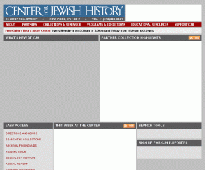 cjh.org: Center for Jewish History: HOME
