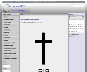 comitebcn.org: Comite BCN Indra Sistemas - Inicio
Web site del comité de empresa de Indra Sistemas Barcelona