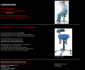 laborhocker.de: LABORHOCKER Haider BIOSWING stärkt Wirbelsäule-Muskeln
Laborhocker mit dem Haider Bioswing Sitzsystem, gut für Rücken und Bandscheiben