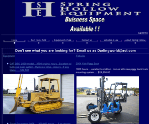 springhollowequipment.com: Spring Hollow Equipment
Used equipment and Vehicles. 