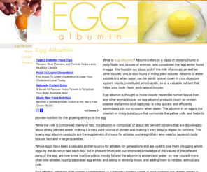 eggalbumin.com: Egg Albumin - Egg Albumin
Egg albumin is a protein group comprising the white of eggs, and is a valuable source of protein and amino acid supplements. Read about egg albumin and its products, and shop online.