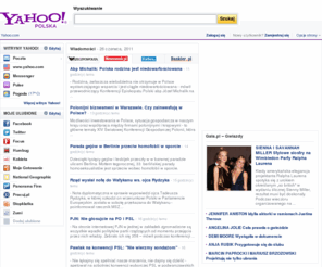 yahoo.pl: Yahoo! Polska
Witamy w Yahoo!, najczęściej odwiedzanej stronie głównej na świecie. Tutaj możesz szybko znaleźć to, czego szukasz, skontaktować się ze znajomymi i być na bieżąco z najnowszymi wiadomościami i informacjami.