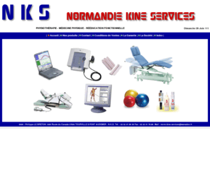 nks.fr: Normandie Kine Services distributeur de materiel medical pour kinésithérapeutes en Normandie
NORMANDIE KINE SERVICES,distributeur de materiel pour kinésithérapeutes et matériel médical en normandie