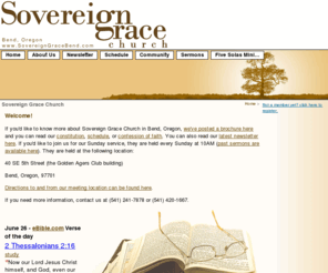 sovereigngracebend.com:  Home |  Sovereign Grace Church
Sovereign Grace Church in Bend, Oregon