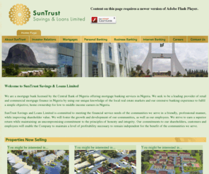 suntrustng.com: SunTrust NG - Home
SunTrust provides mortgage finance for individuals and companies in Nigeria