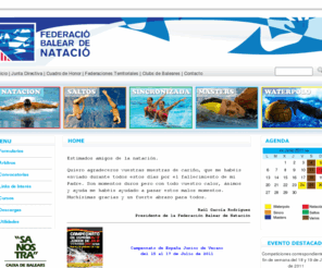 fbnatacion.org: Federación Balear de Natación
Web oficial de la Federación Balear de Natación
