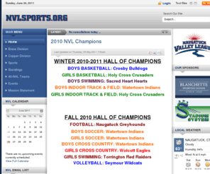 nvlsports.net: Naugatuck Valley League - NVLsports.org
Naugatuck Valley League - NVLsports.org