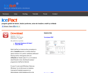 icesoft.ro: Facturi gratis - pentru Linux si Windows
