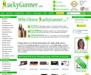 network-upgrades.com: Cheap Ammo For Sale | In Stock Ammunition For Sale
Cheap ammo for sale that's 100% in stock at Lucky Gunner.  Same day shipping on all our cheap ammunition for sale!