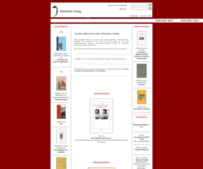 wehrhahn-verlag.de: Wehrhahn Verlag
Der Wehrhahn Verlag publiziert wissenschaftliche Bücher, Dissertationen, Habilitationen, Tagungsbände, vor allem Literaturwissenschaften, Kulturwissenschaften, Geschichte, Philosophie und Editionen.