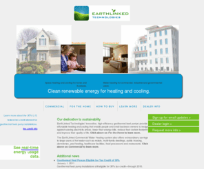 earthlinked.com: Clean renewable energy for heating & cooling and water heating | EarthLinked Technologies
