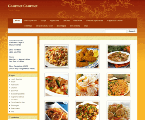 gourmet-gourmet.net: Gourmet Gourmet
Gourmet Gourmet has served Coral Gables and the greater Miami area for more than 18 years. This is the place to go if you're looking for the finest Cantonese style take out available in South Florida!