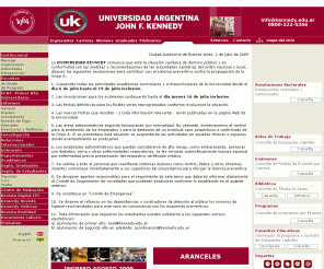 kennedy.edu.ar: Universidad John F. Kennedy
Universidad Argentina John F. Kennedy