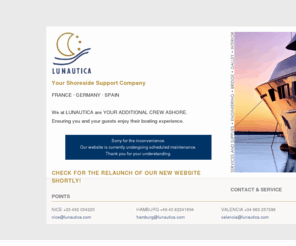 lunautica.com: LUNAUTICA - Your shoreside Support Company - France - Germany - Spain
desc