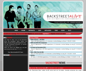 backstreet-alive.de: BackstreetALIVE Diskussionsforen | Herzlich Willkommen
