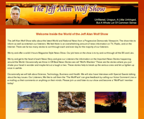 jeffalanwolf.com: Welcome To The Jeff Alan Wolf Show
Jeff Alan Wolf
