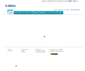 millet-sa.com: Bâtiment - G.Millet à Mâcon
G.Millet - Bâtiment situé à Mâcon vous accueille sur son site à Mâcon