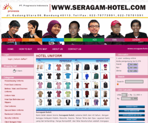 seragam-hotel.com: Seragam hotel, chef uniform, housekeeping resto uniform, security uniform,Hotel-Spa-Bathrobes-and-Slippers.
Seragam hotel, chef uniform, housekeeping resto uniform, security uniform,Hotel-Spa-Bathrobes-and-Slippers.
