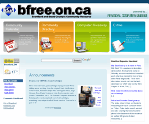 bfree.on.ca: bfree.on.ca - Brantford and Brant County's Community Resource
